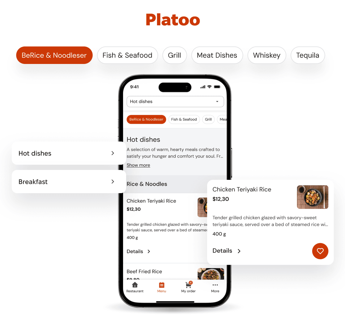 Discover everything your venue has to offer — from the full menu to current promotions.